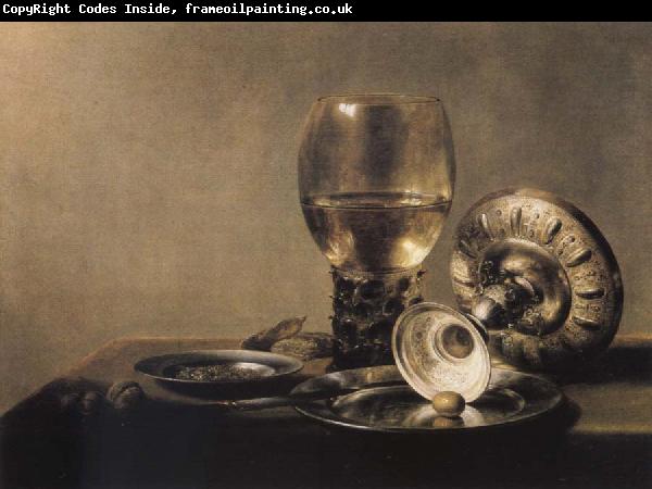 Pieter Claesz Museums national style life with Romer and silver shell